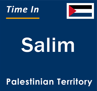 Current local time in Salim, Palestinian Territory