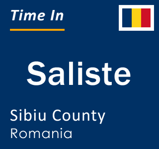 Current local time in Saliste, Sibiu County, Romania