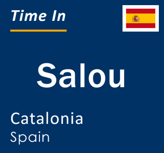Current local time in Salou, Catalonia, Spain