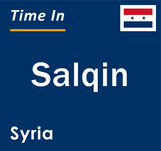 Current local time in Salqin, Syria