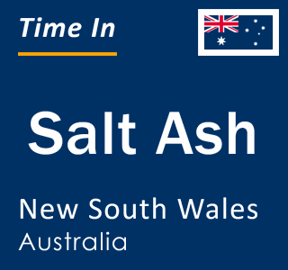 Current local time in Salt Ash, New South Wales, Australia