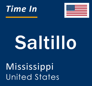 Current local time in Saltillo, Mississippi, United States