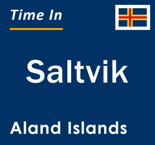 Current local time in Saltvik, Aland Islands