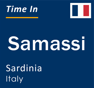 Current local time in Samassi, Sardinia, Italy