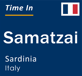 Current local time in Samatzai, Sardinia, Italy