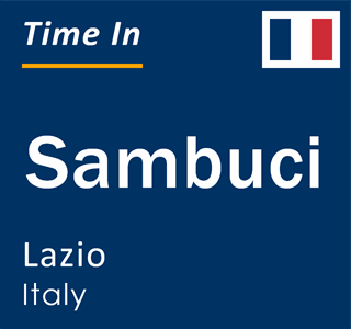 Current local time in Sambuci, Lazio, Italy