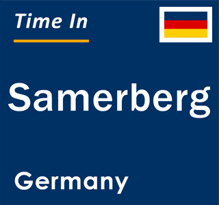 Current local time in Samerberg, Germany