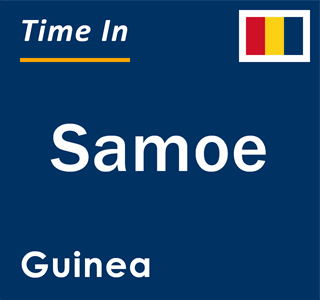 Current local time in Samoe, Guinea
