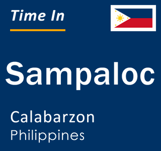 Current local time in Sampaloc, Calabarzon, Philippines