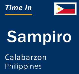 Current local time in Sampiro, Calabarzon, Philippines