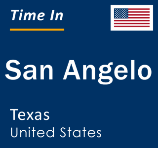 Current local time in San Angelo, Texas, United States