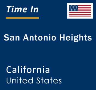 Current local time in San Antonio Heights, California, United States