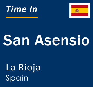 Current local time in San Asensio, La Rioja, Spain