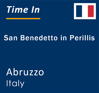 Current local time in San Benedetto in Perillis, Abruzzo, Italy