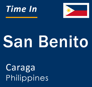 Current local time in San Benito, Caraga, Philippines