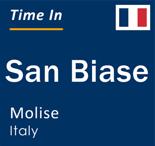 Current local time in San Biase, Molise, Italy