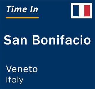 Current local time in San Bonifacio, Veneto, Italy