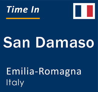 Current local time in San Damaso, Emilia-Romagna, Italy