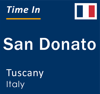 Current local time in San Donato, Tuscany, Italy