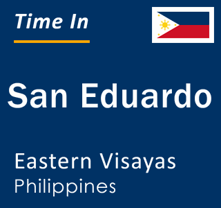 Current local time in San Eduardo, Eastern Visayas, Philippines