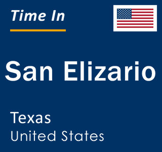 Current local time in San Elizario, Texas, United States