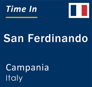 Current local time in San Ferdinando, Campania, Italy