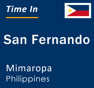 Current local time in San Fernando, Mimaropa, Philippines