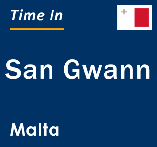 Current local time in San Gwann, Malta