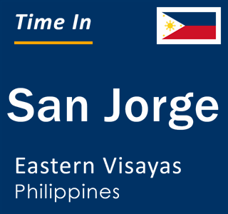 Current local time in San Jorge, Eastern Visayas, Philippines