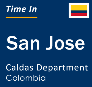 Current local time in San Jose, Caldas Department, Colombia