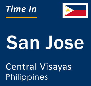 Current local time in San Jose, Central Visayas, Philippines