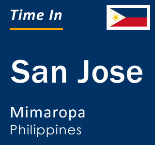 Current time in San Jose, Mimaropa, Philippines
