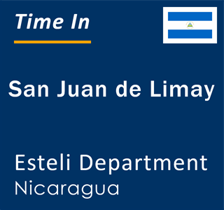 Current local time in San Juan de Limay, Esteli Department, Nicaragua