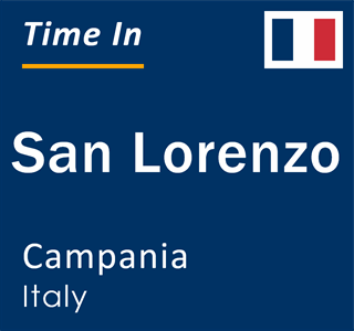Current local time in San Lorenzo, Campania, Italy