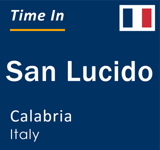 Current local time in San Lucido, Calabria, Italy