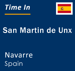 Current local time in San Martin de Unx, Navarre, Spain