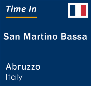 Current local time in San Martino Bassa, Abruzzo, Italy