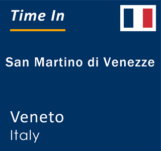 Current local time in San Martino di Venezze, Veneto, Italy