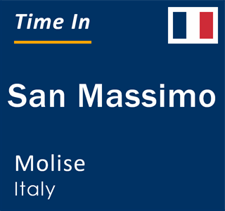 Current local time in San Massimo, Molise, Italy