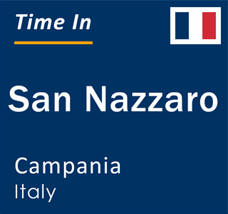 Current local time in San Nazzaro, Campania, Italy