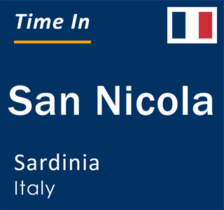 Current local time in San Nicola, Sardinia, Italy