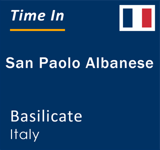 Current local time in San Paolo Albanese, Basilicate, Italy