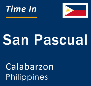 Current local time in San Pascual, Calabarzon, Philippines