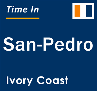 Current time in San-Pedro, Ivory Coast