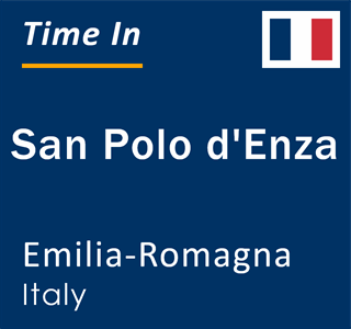 Current local time in San Polo d'Enza, Emilia-Romagna, Italy