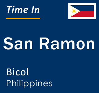 Current local time in San Ramon, Bicol, Philippines