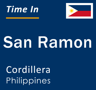Current local time in San Ramon, Cordillera, Philippines