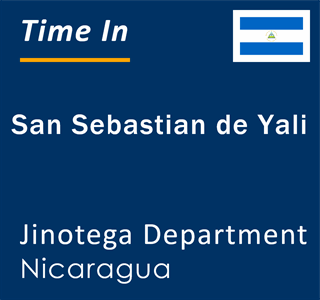 Current local time in San Sebastian de Yali, Jinotega Department, Nicaragua