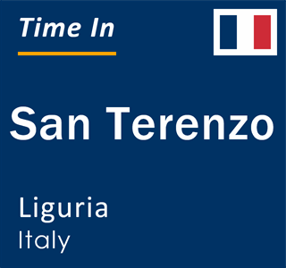 Current local time in San Terenzo, Liguria, Italy