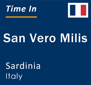 Current local time in San Vero Milis, Sardinia, Italy